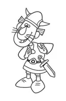 Wickie de Viking kleurplaat 5